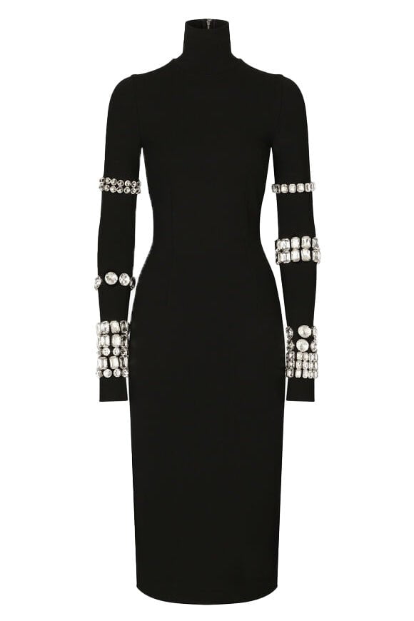 DOLCE & GABBANA-Milano Stretch Dress-