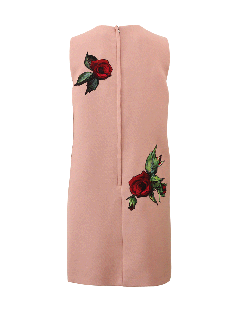DOLCE & GABBANA-Rose Sheath Dress-BLUSH