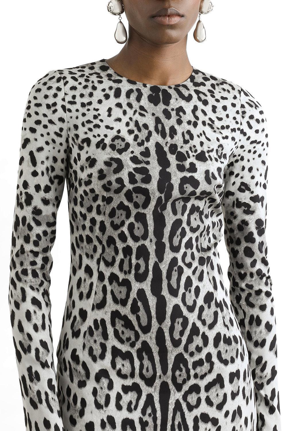 Leopard Print Midi Dress-LEONRGRI-38-CLOTHINGDRESSCOCKTAIL-DOLCE & GABBANA