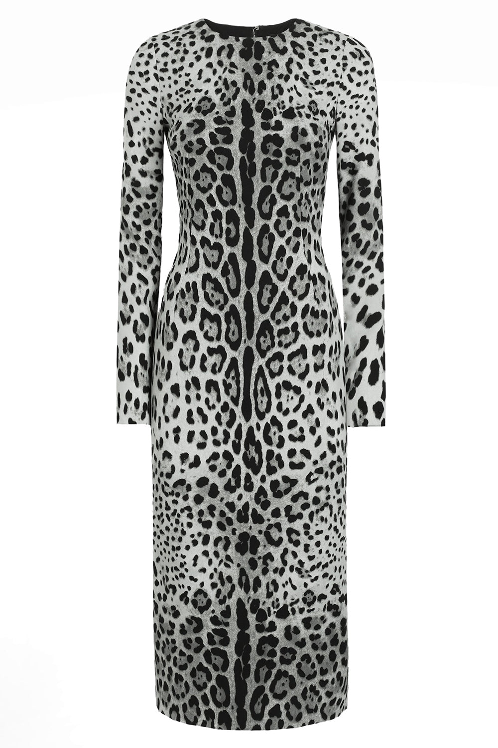 Leopard Print Midi Dress-LEONRGRI-38-CLOTHINGDRESSCOCKTAIL-DOLCE & GABBANA