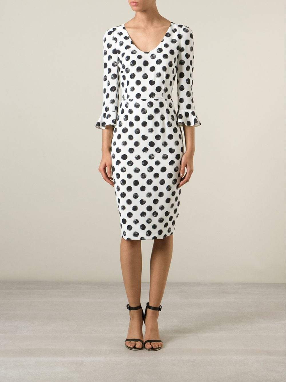 DOLCE & GABBANA-Polka Dot Dress-