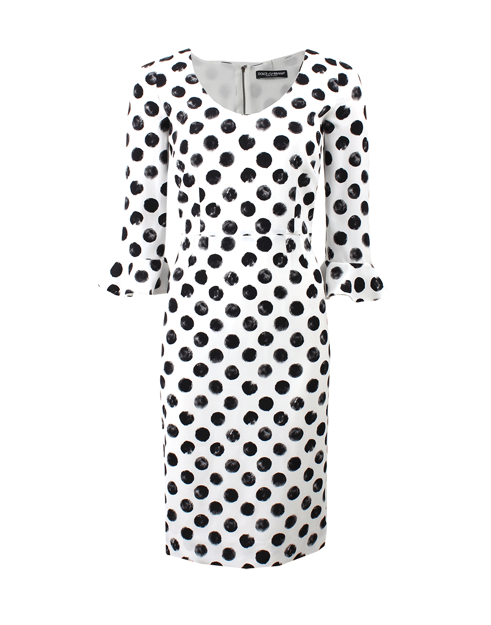 DOLCE & GABBANA-Polka Dot Dress-