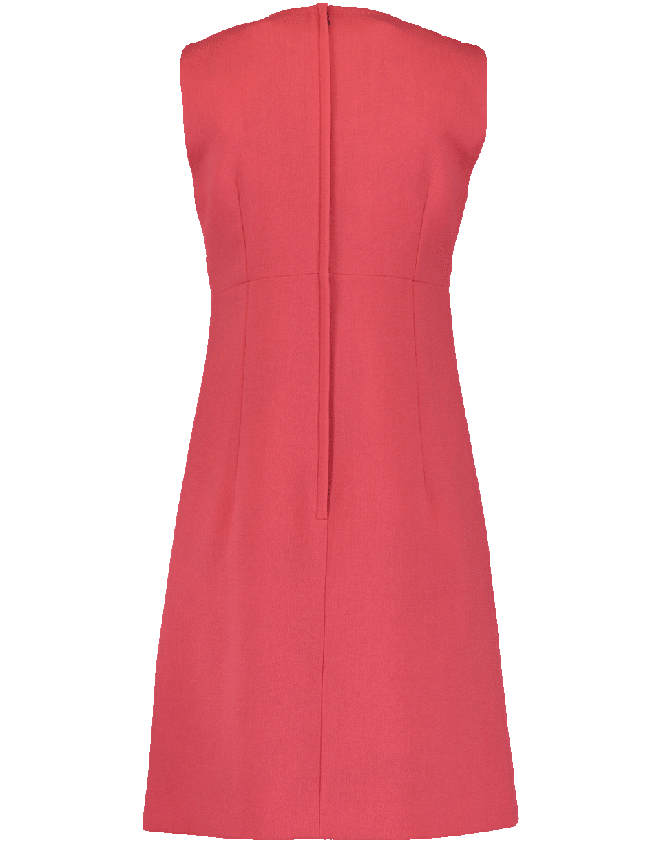 DOLCE & GABBANA-A Line Wool Crepe Dress-