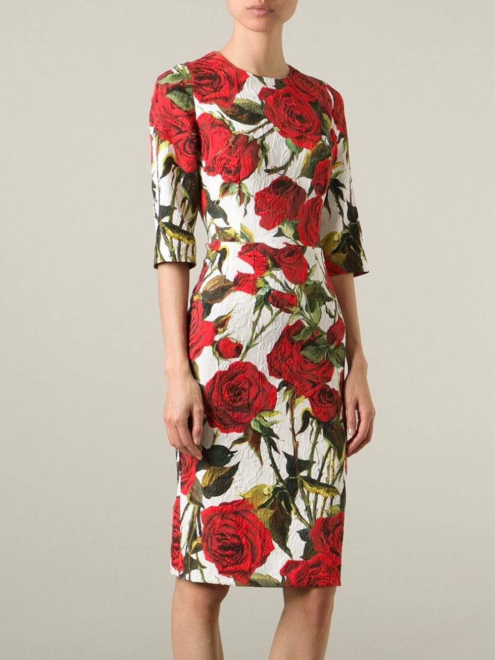 DOLCE & GABBANA-Rose Dress-