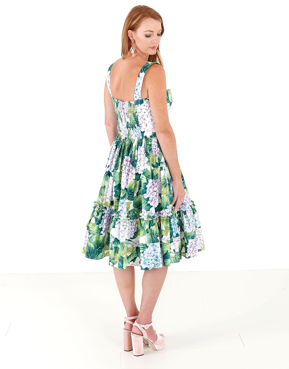 DOLCE & GABBANA-Bustier Poplin Dress-