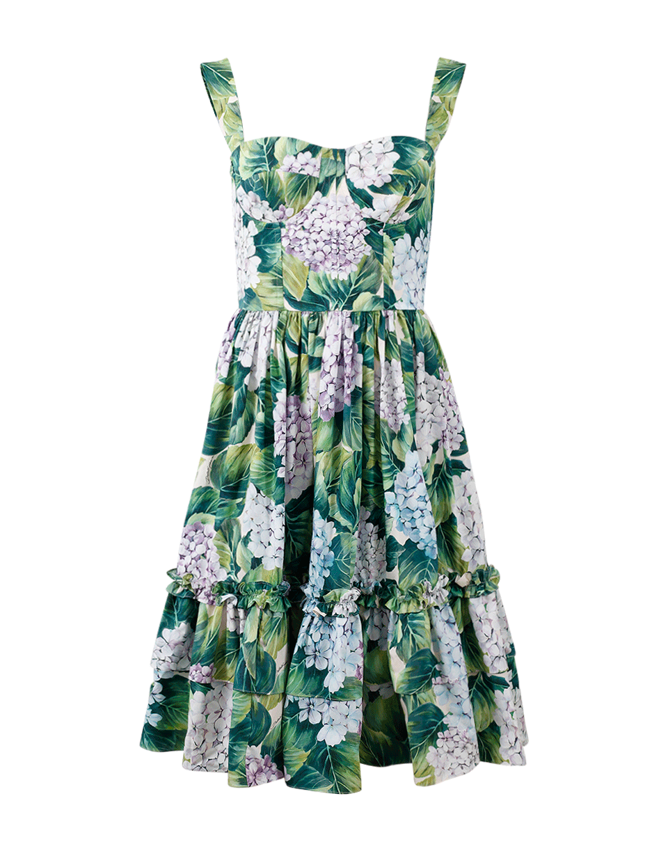 DOLCE & GABBANA-Bustier Poplin Dress-