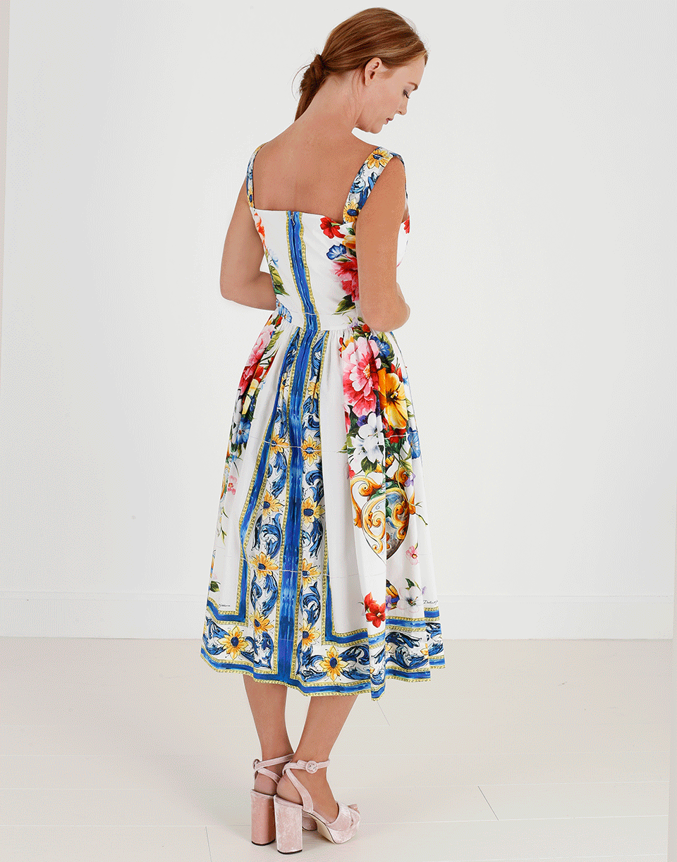 DOLCE & GABBANA-Floral Dress-