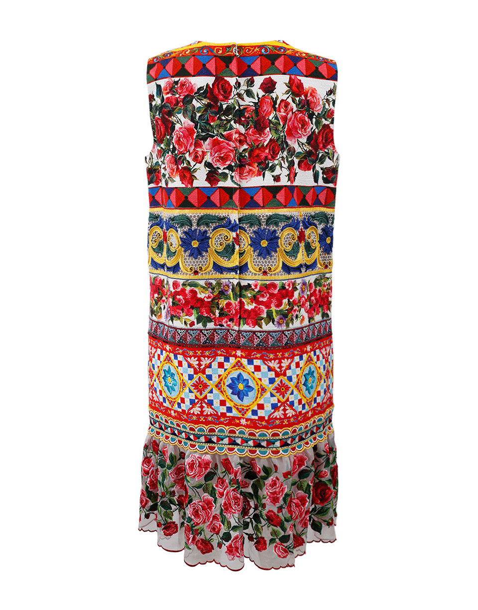 DOLCE & GABBANA-Mamba Print Shift Dress-