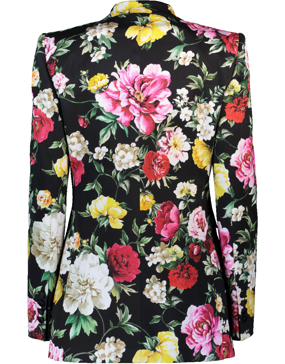 DOLCE & GABBANA-Floral Blazer-