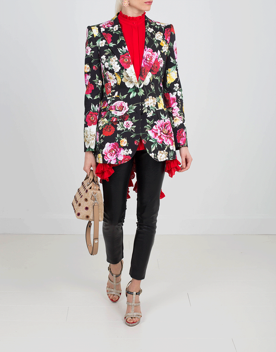 DOLCE & GABBANA-Floral Blazer-