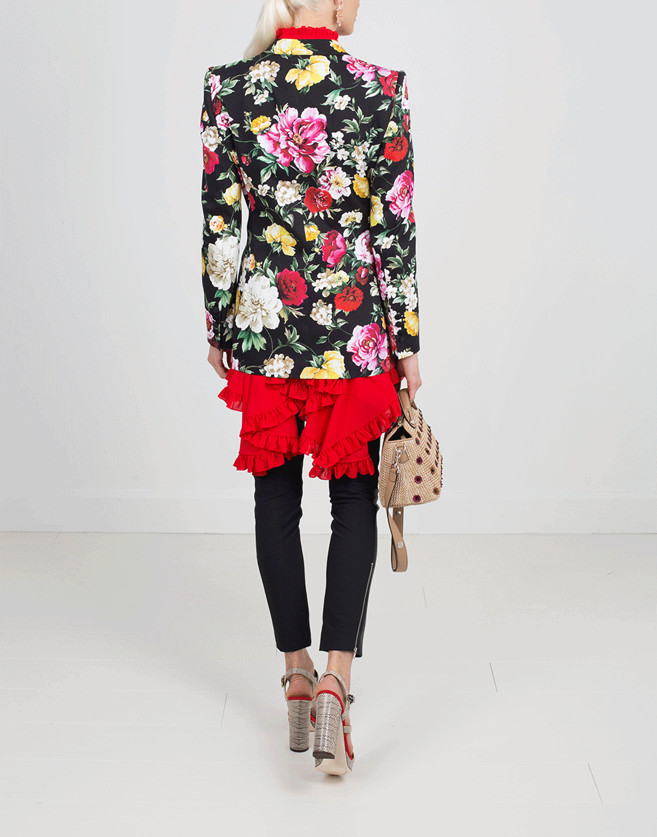 DOLCE & GABBANA-Floral Blazer-