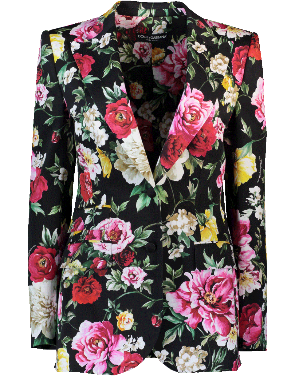 DOLCE & GABBANA-Floral Blazer-