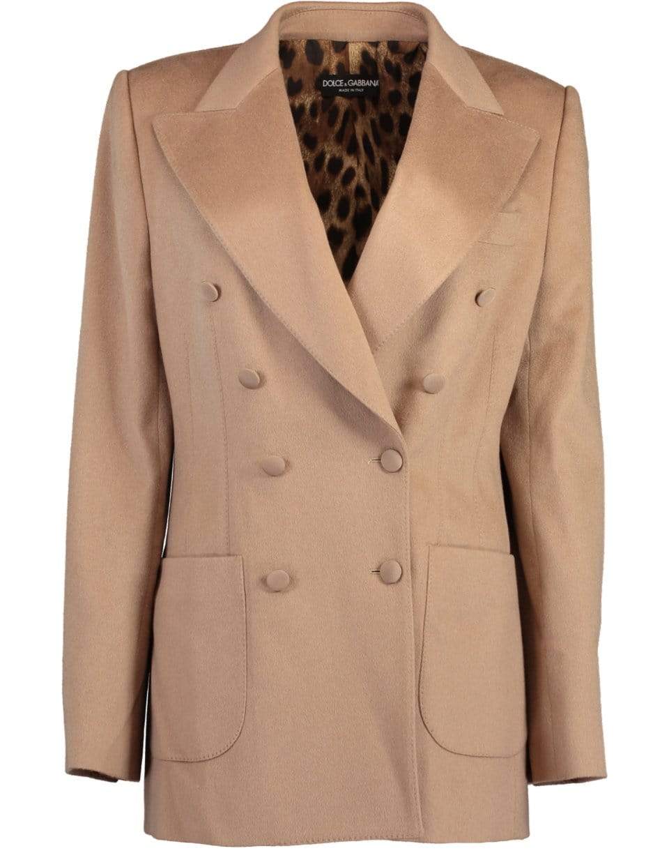DOLCE & GABBANA-Double Breasted Cashmere Jacket-