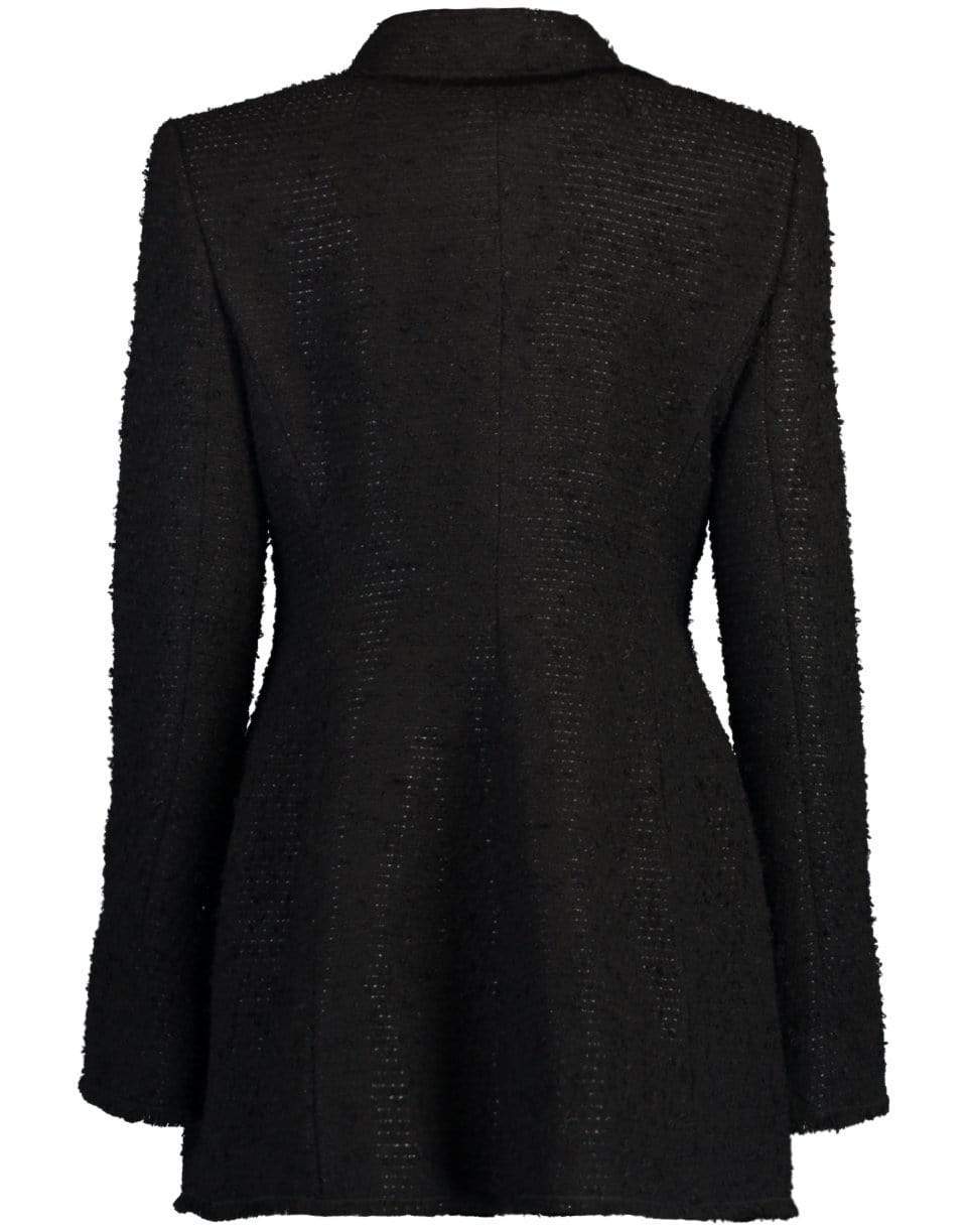 DOLCE & GABBANA-Boucle Tweed Shirt Collared Jacket-
