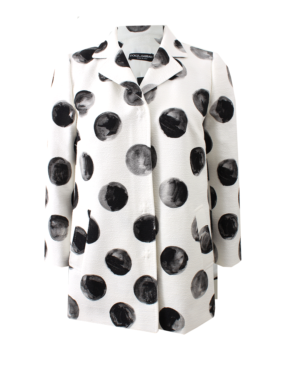 DOLCE & GABBANA-Polka Dot Jacket-