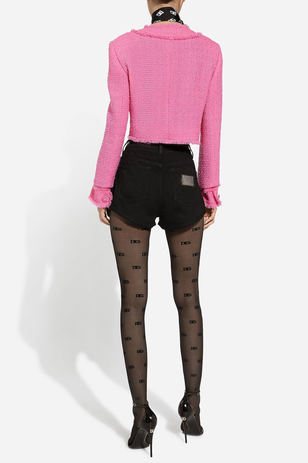 DOLCE & GABBANA-Cropped Jacket-