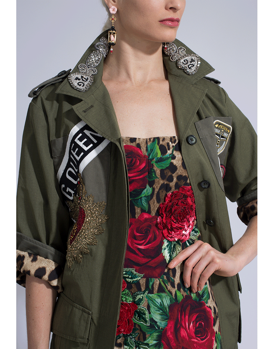 DOLCE & GABBANA-Queen Army Street Jacket-