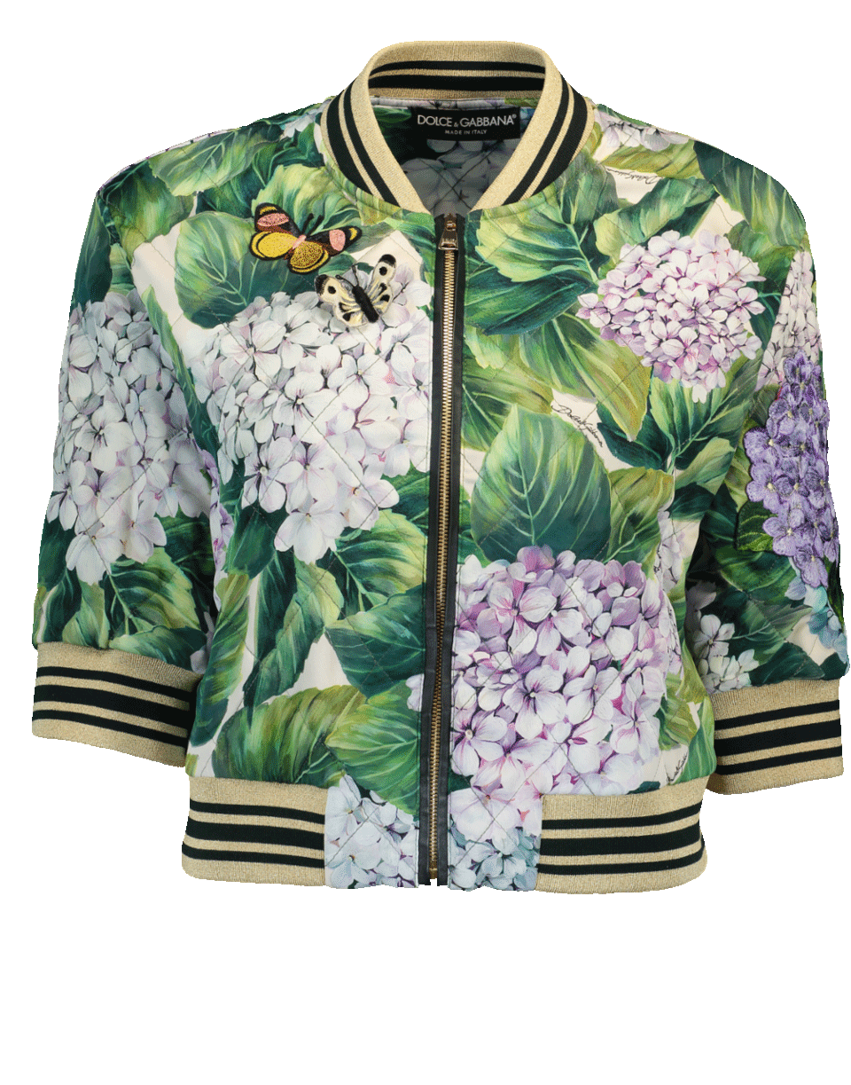 DOLCE & GABBANA-Shrunken Bomber Jacket-