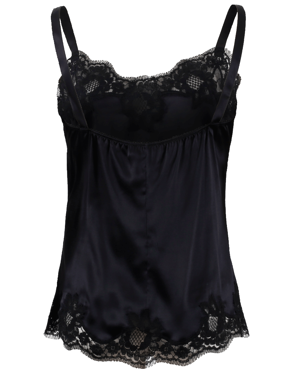 DOLCE & GABBANA-Silk Lace Cami-