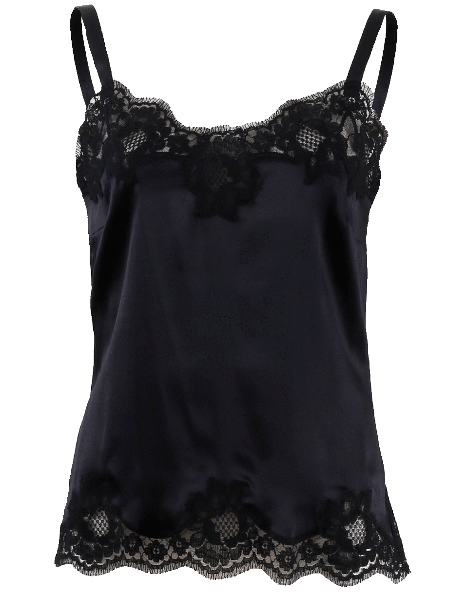 DOLCE & GABBANA-Silk Lace Cami-