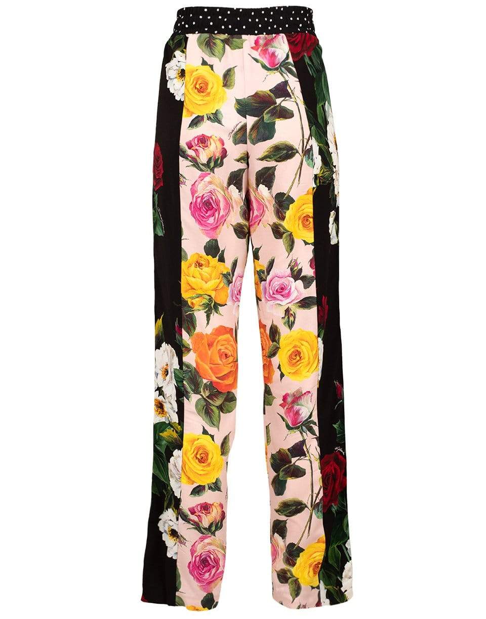 DOLCE & GABBANA-Floral Patchwork Jogger Track Pants-
