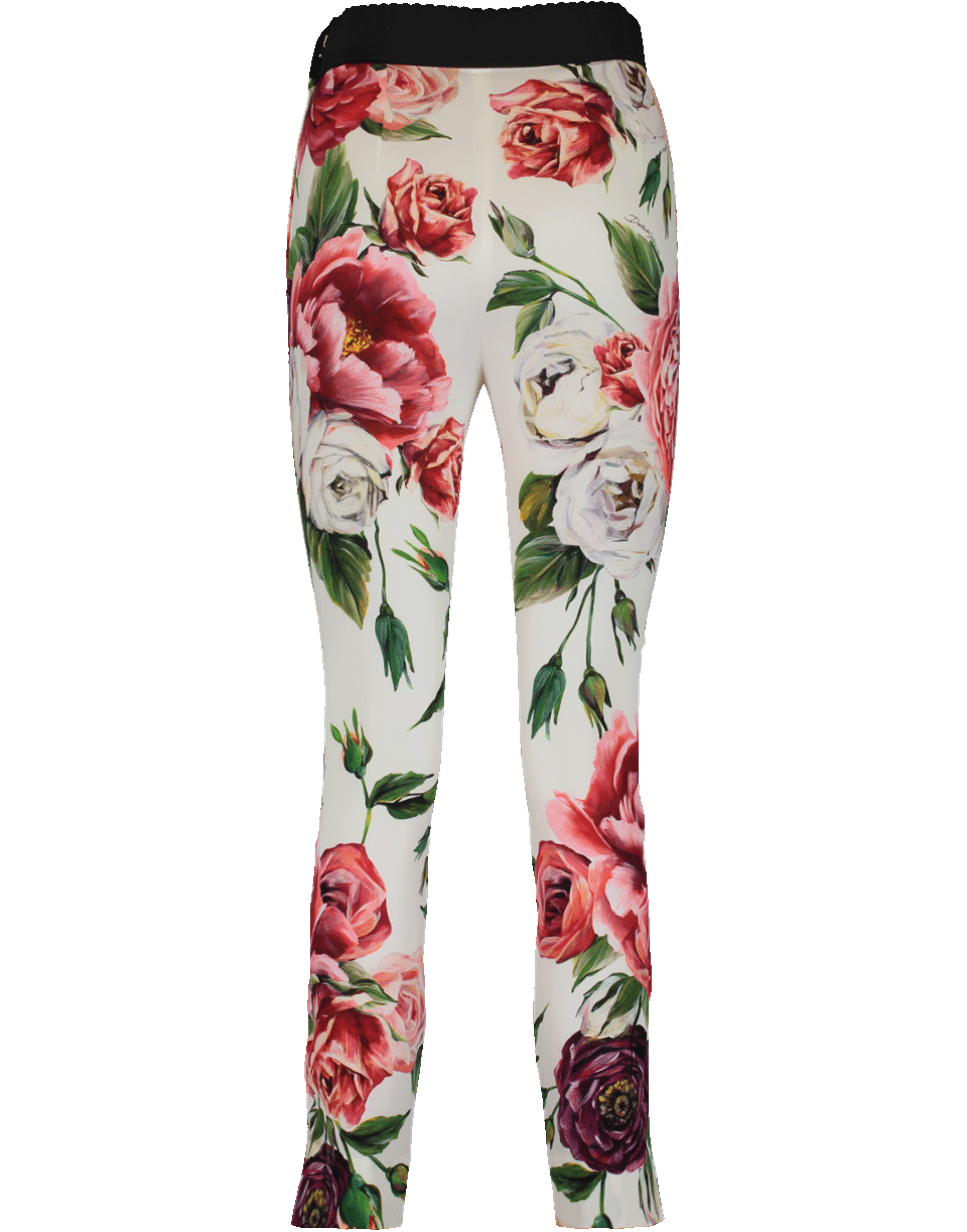 DOLCE & GABBANA-Floral Print Legging-