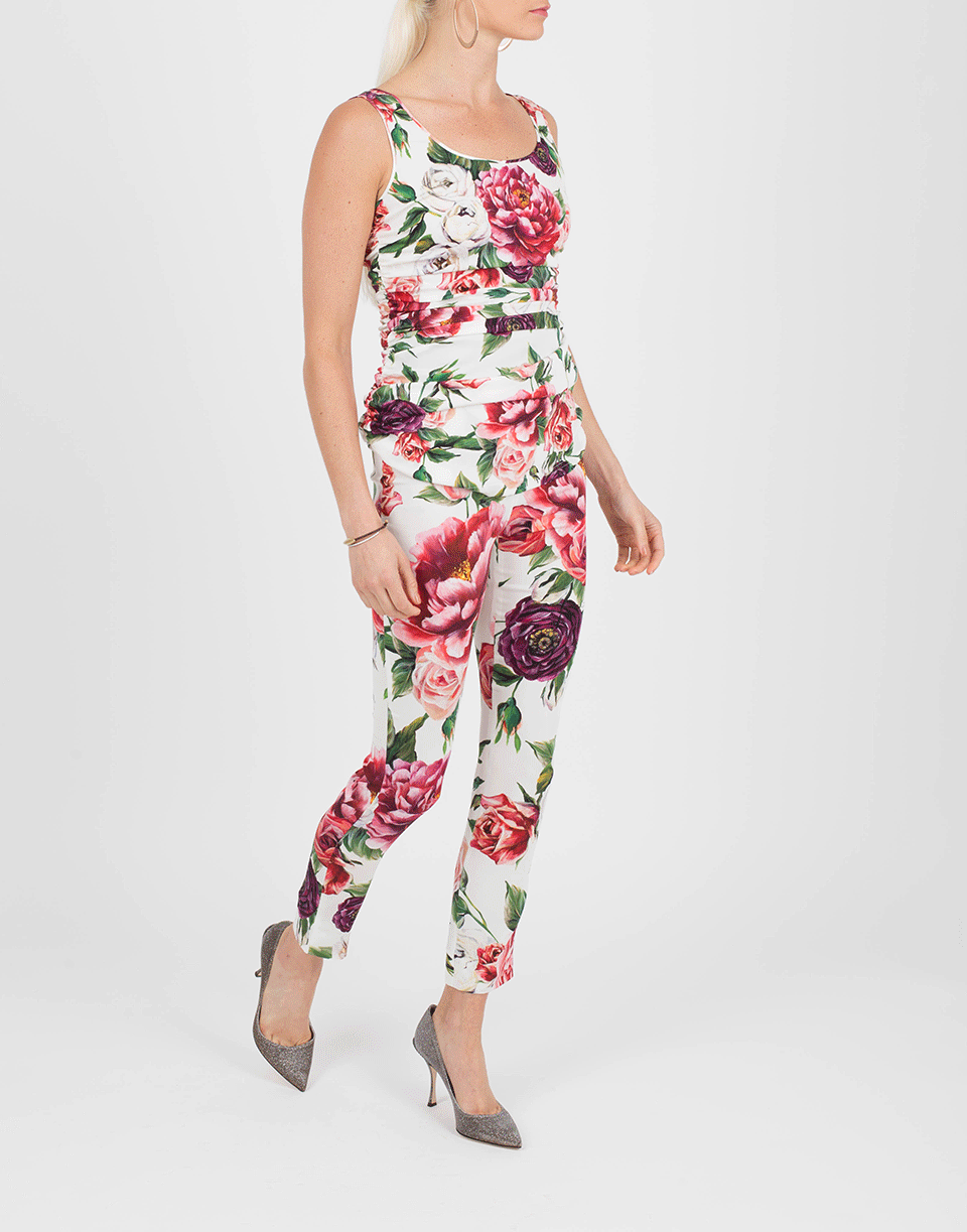 DOLCE & GABBANA-Floral Print Legging-