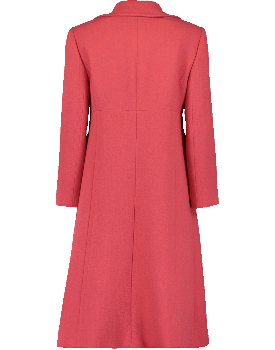 DOLCE & GABBANA-Wool Crepe Coat-