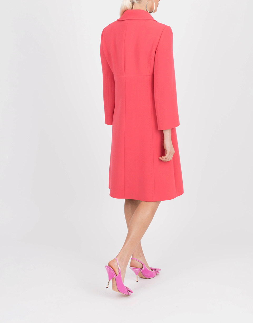 DOLCE & GABBANA-Wool Crepe Coat-