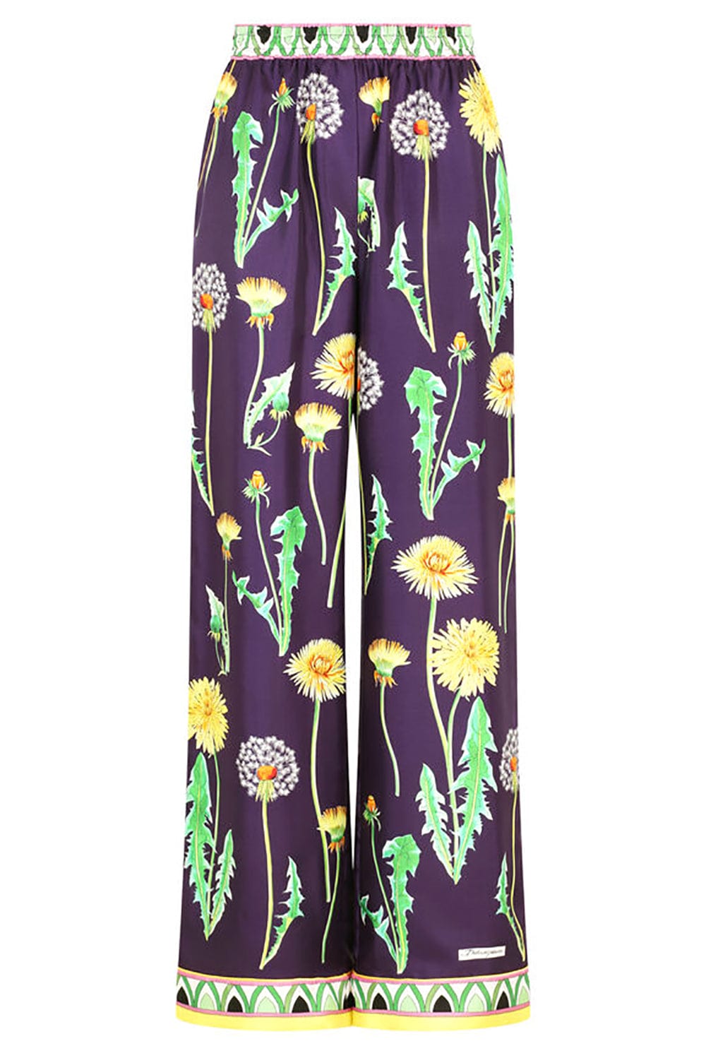 DOLCE & GABBANA-High Waist Twill Pants-