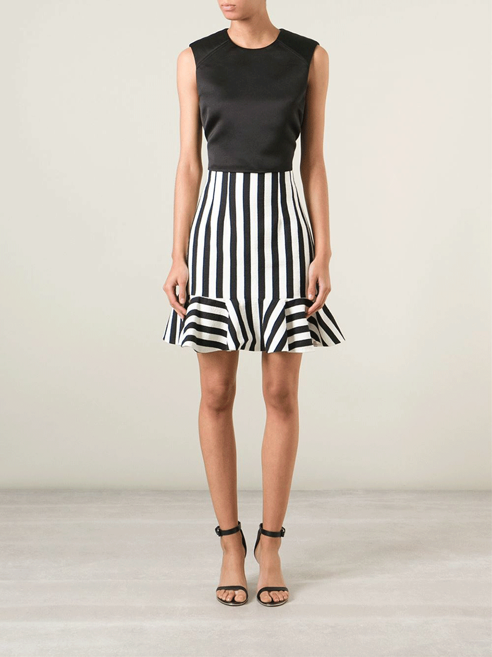 DOLCE & GABBANA-Stripe Skirt-