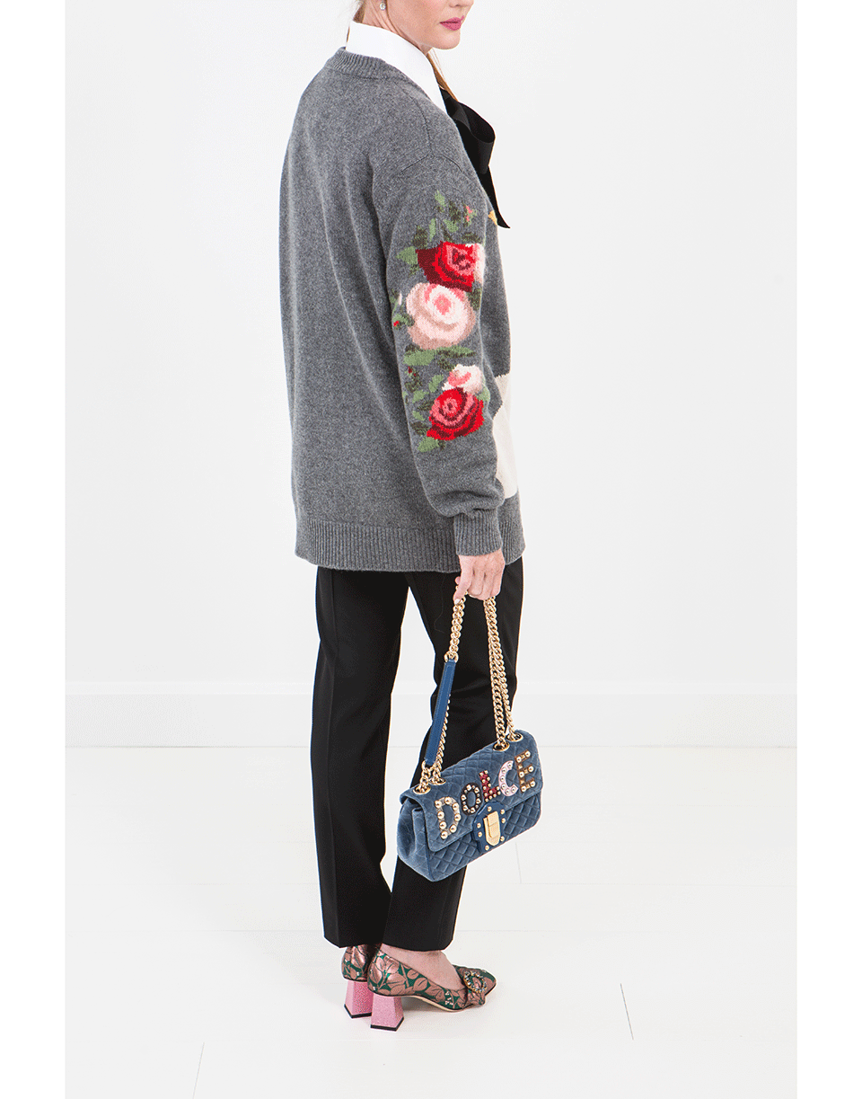 DOLCE & GABBANA-Poplin Blouse With Ribbon-
