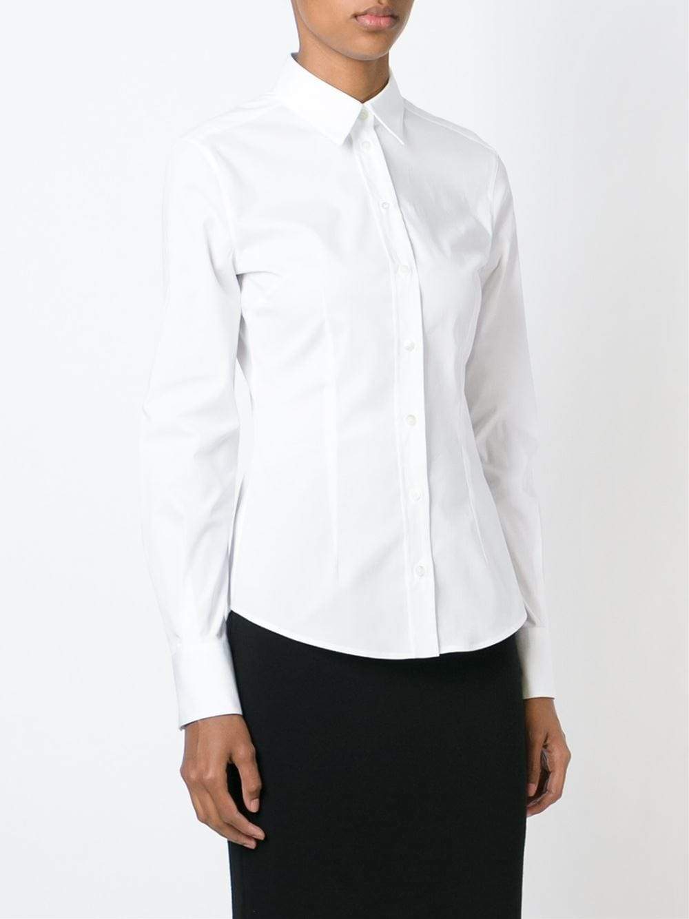 DOLCE & GABBANA-Stretch Classic Blouse-