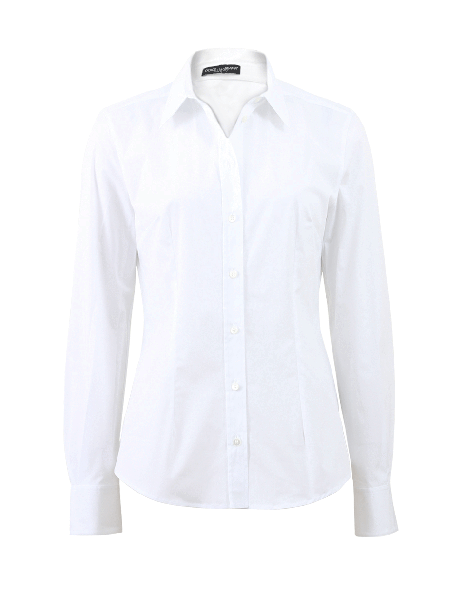 DOLCE & GABBANA-Stretch Classic Blouse-