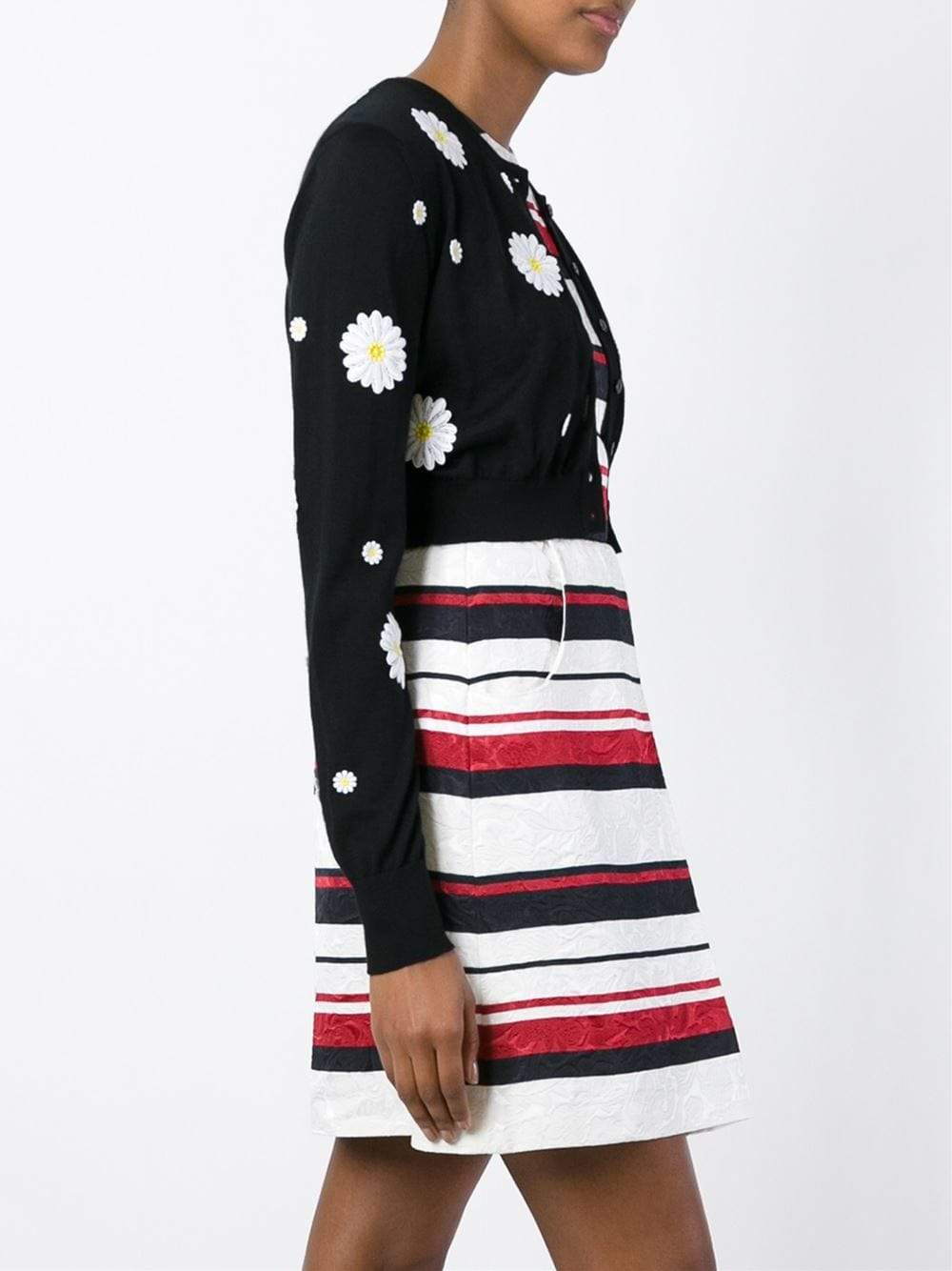 DOLCE & GABBANA-Daisy Cropped Cardigan-