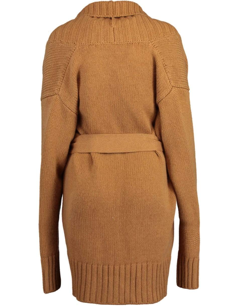 DOLCE & GABBANA-Chunky Self Belt Cardigan-