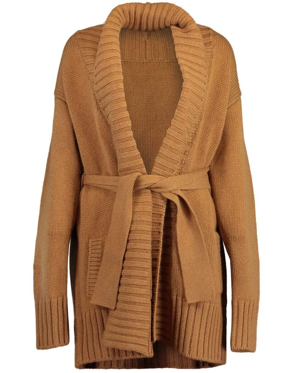 DOLCE & GABBANA-Chunky Self Belt Cardigan-