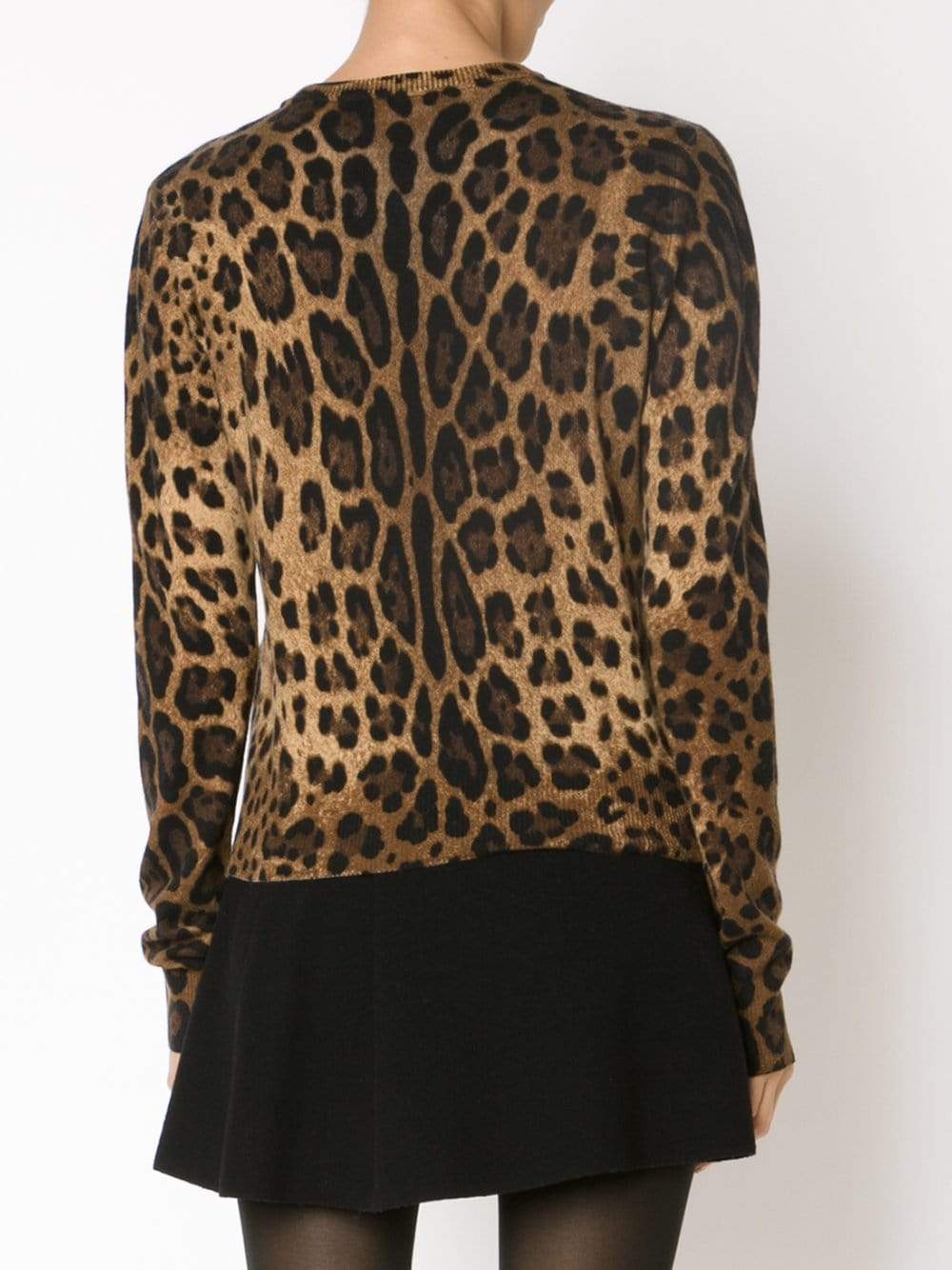 DOLCE & GABBANA-Leopard Cardigan-