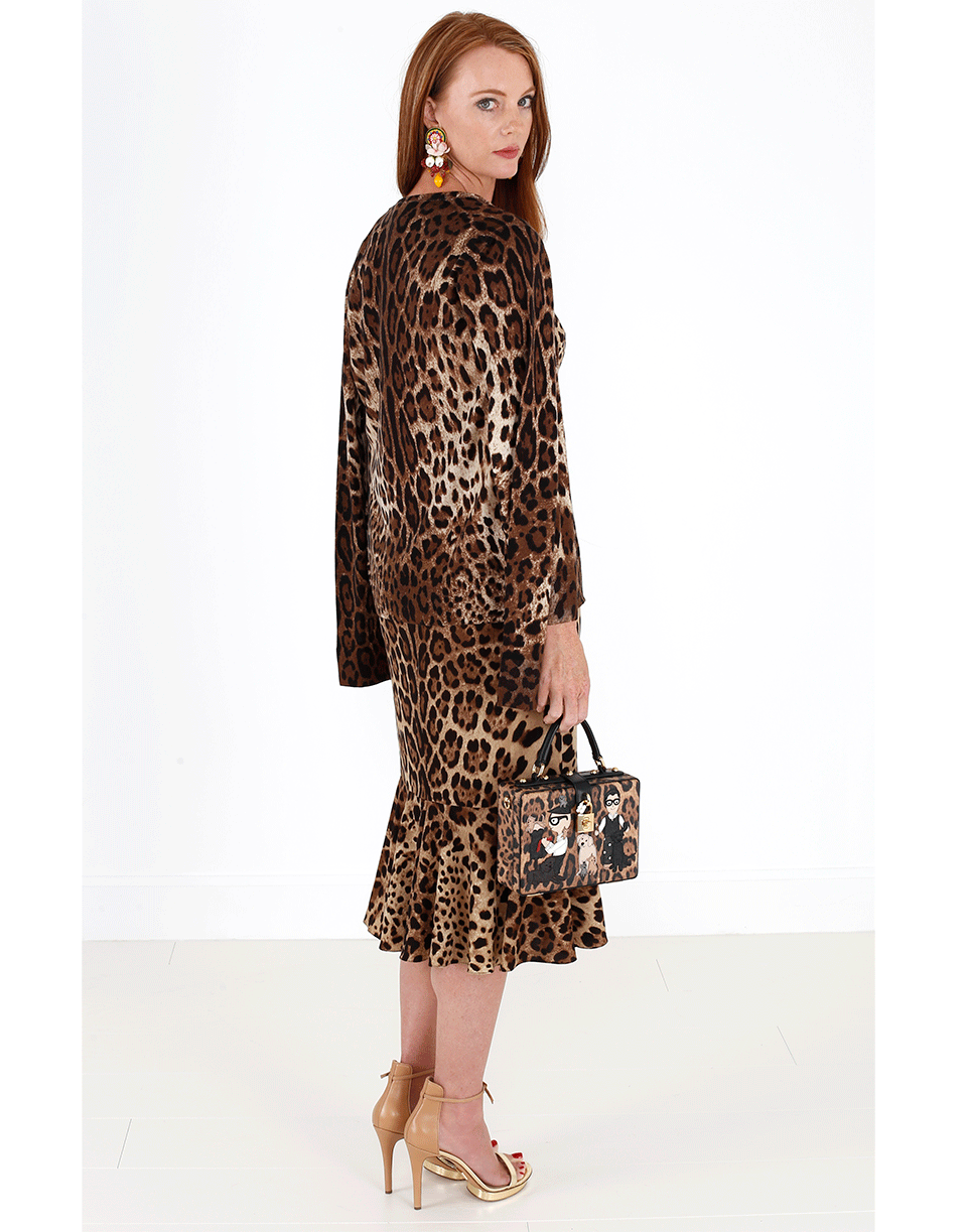 DOLCE & GABBANA-Leopard Cardigan-
