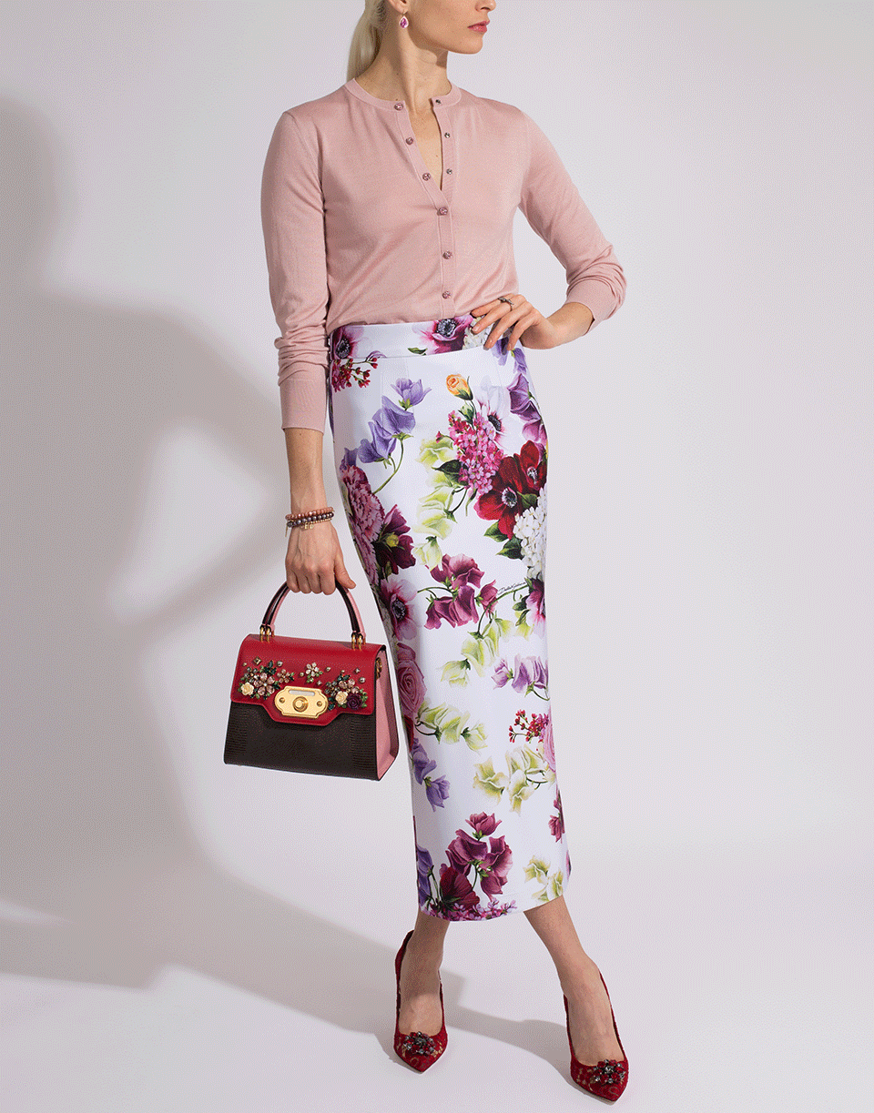 DOLCE & GABBANA-Jewel Button Cardigan-