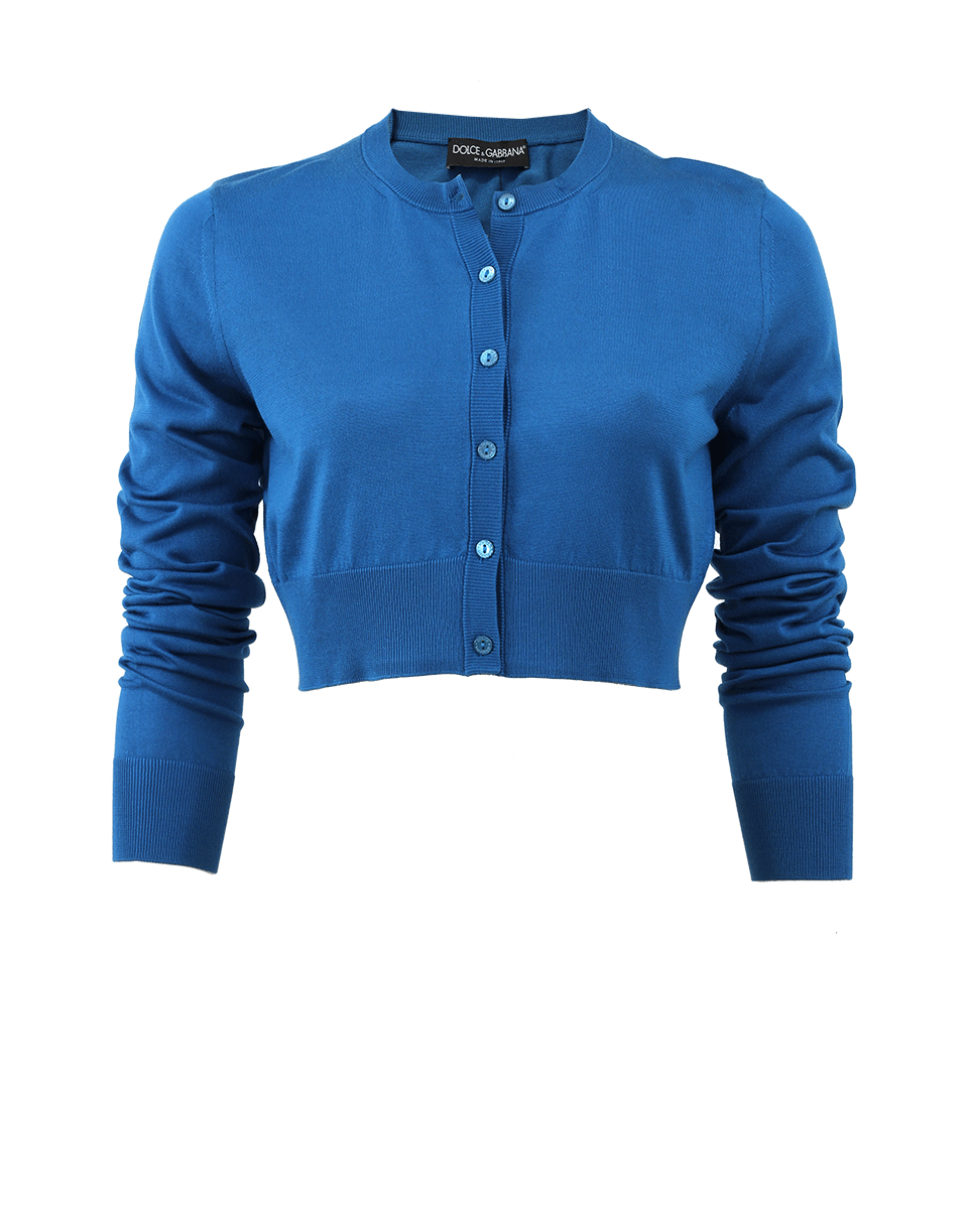 DOLCE & GABBANA-Cropped Cardigan-