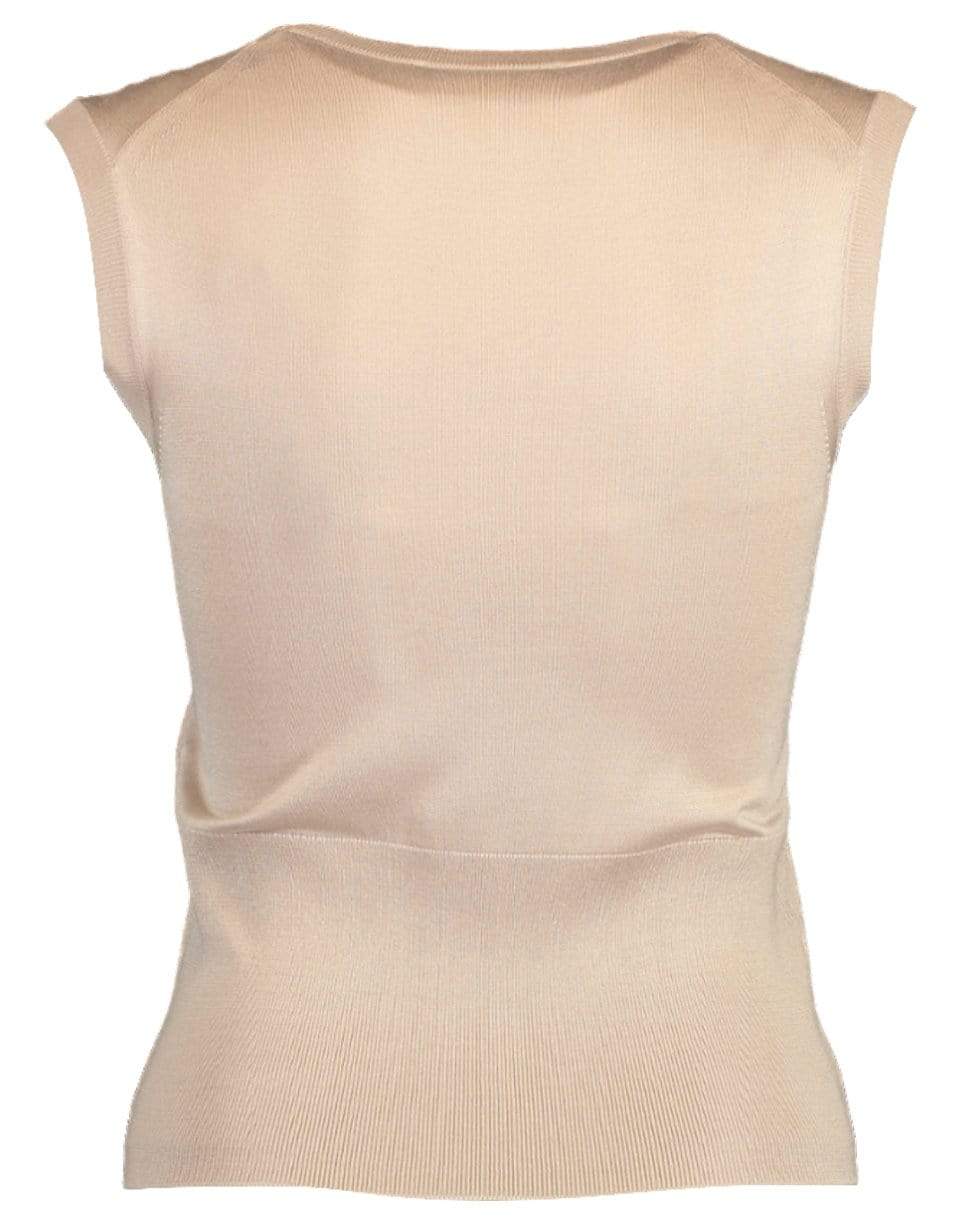 DOLCE & GABBANA-Sleeveless Crewneck Knit-