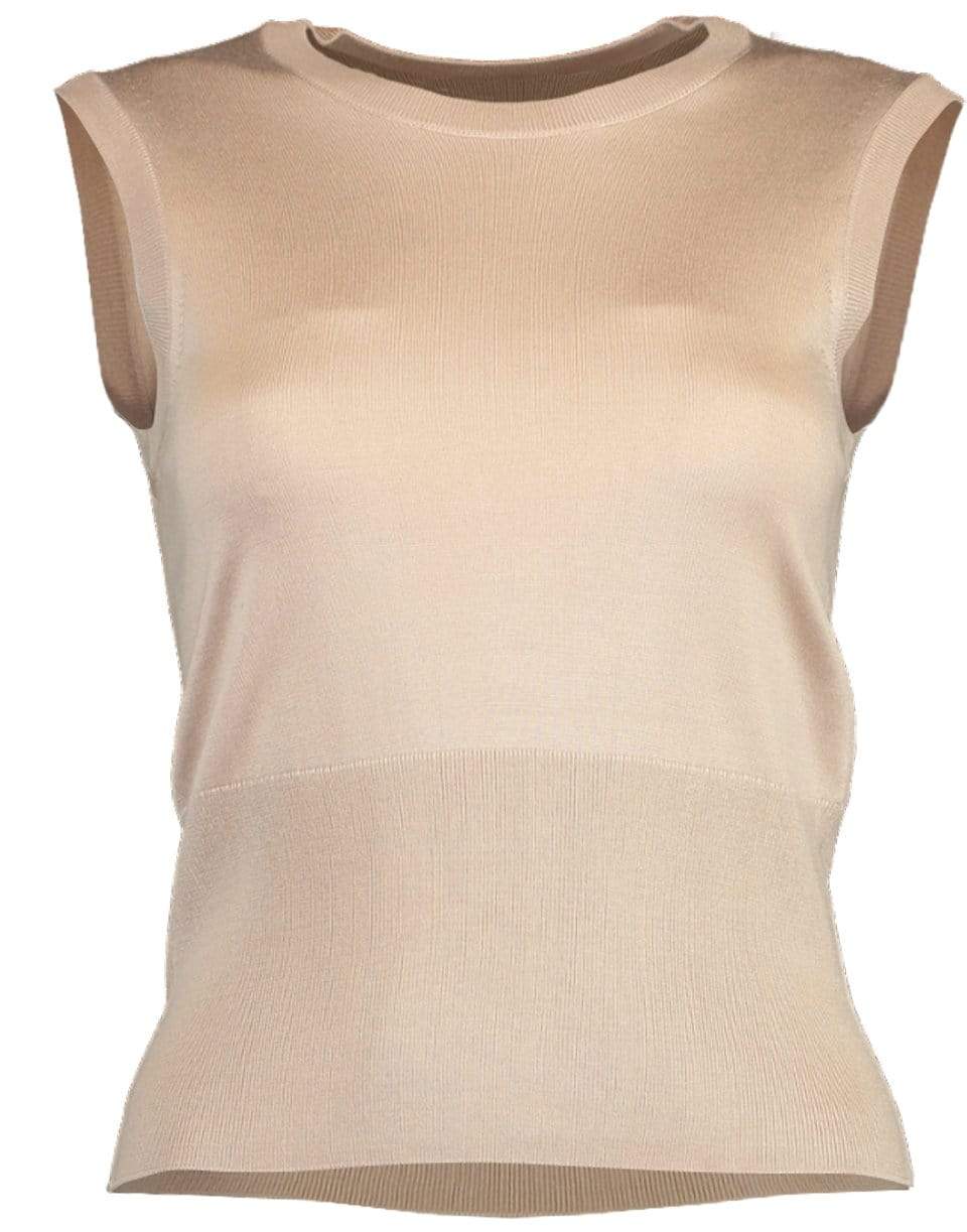 DOLCE & GABBANA-Sleeveless Crewneck Knit-