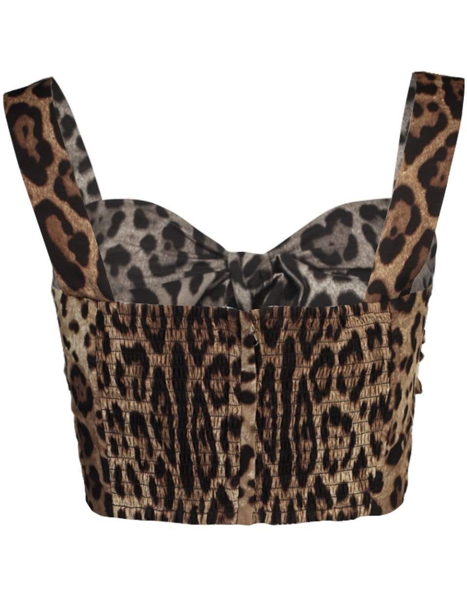 DOLCE & GABBANA-Leo Crop Top-