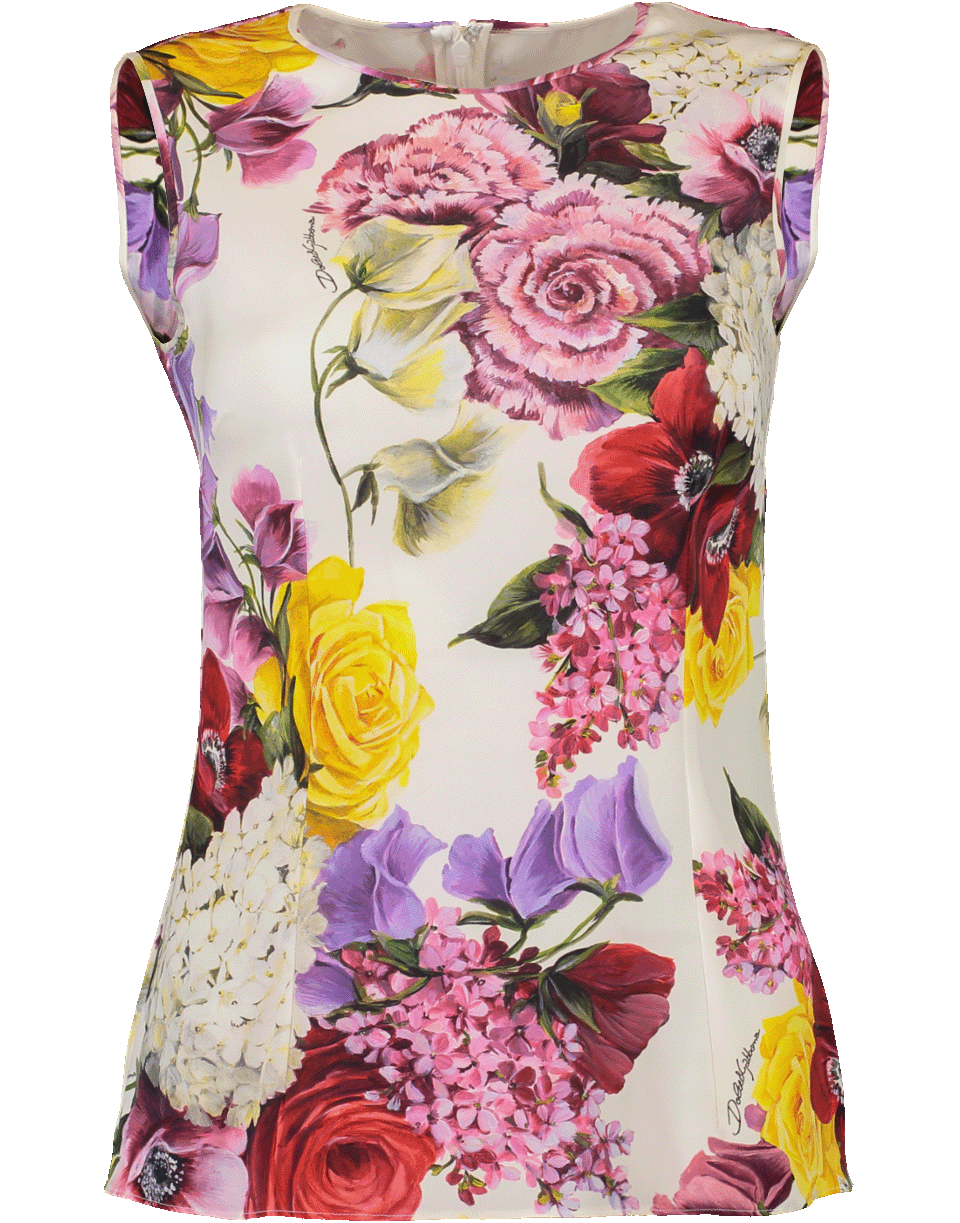 DOLCE & GABBANA-Floral Top-