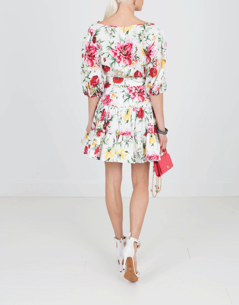 DOLCE & GABBANA-Floral Wrap Top-