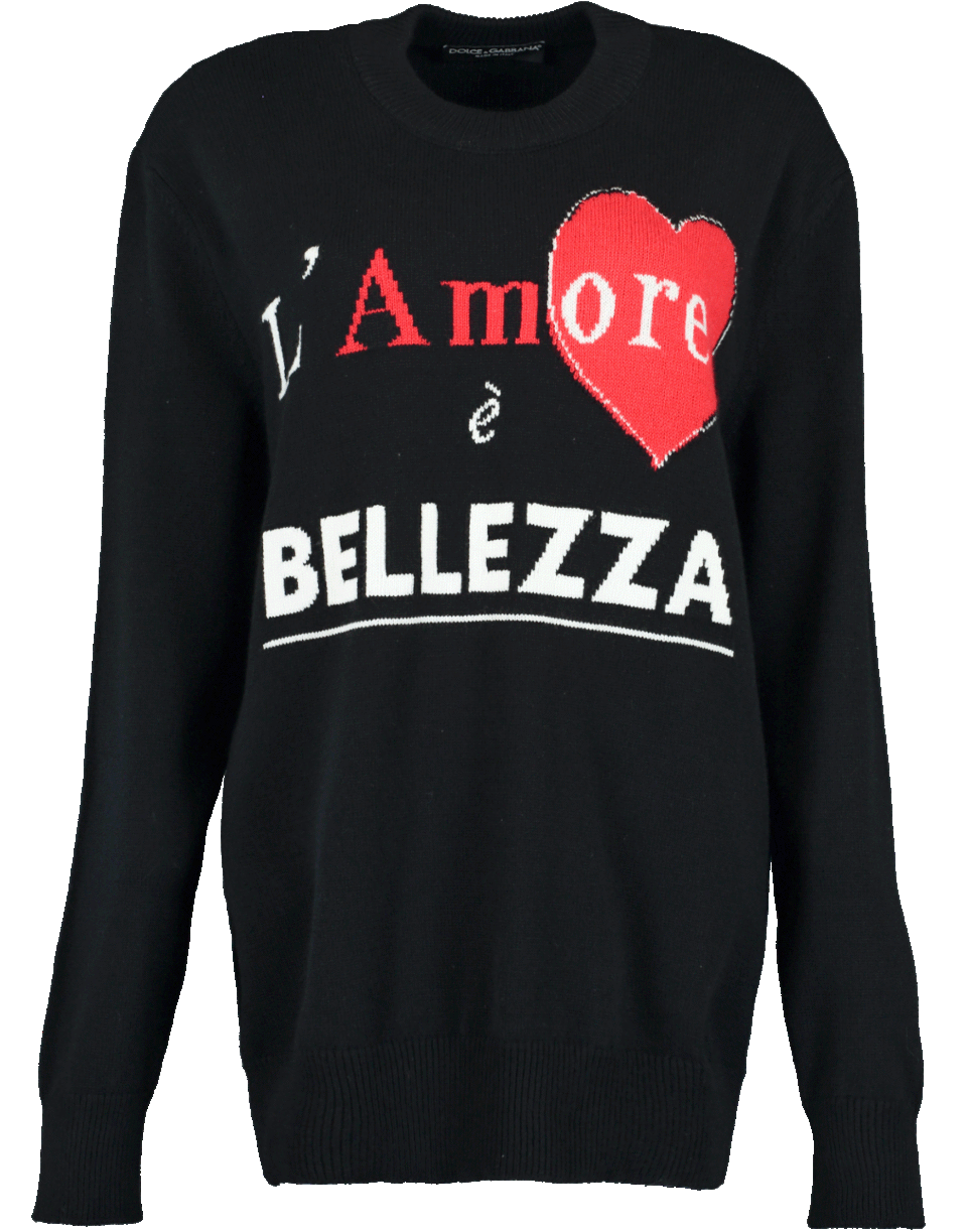 DOLCE & GABBANA-L'Amore E Bellezza Sweater-