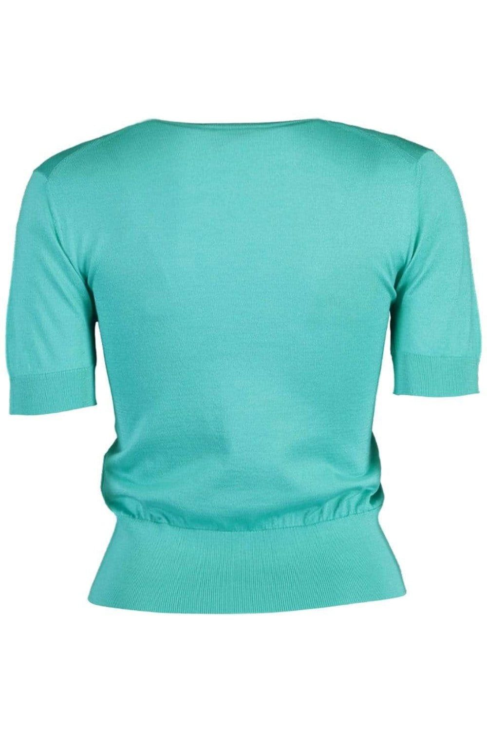 DOLCE & GABBANA-Short Sleeve Crewneck Knit Top-
