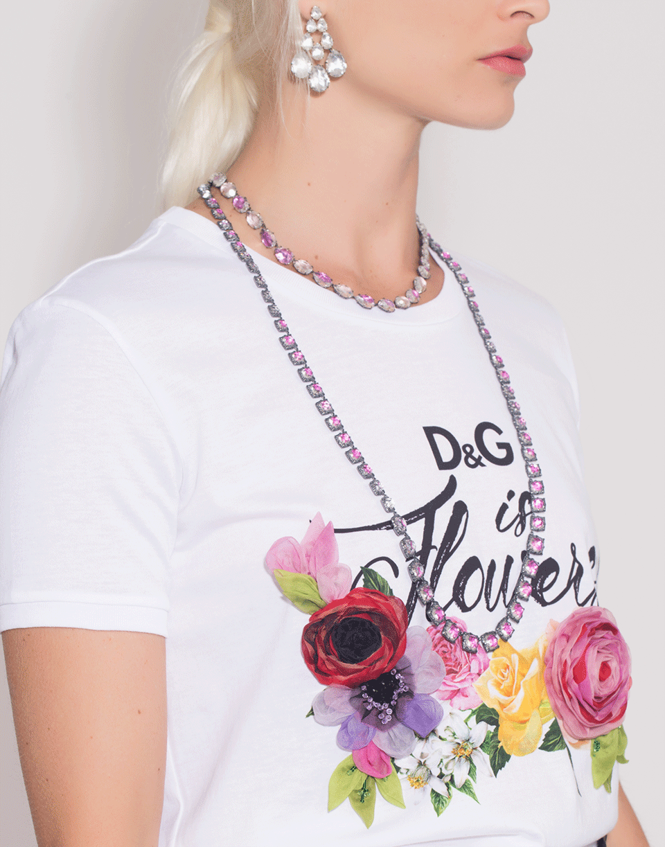 DOLCE & GABBANA-D&G is Flowers Tee-