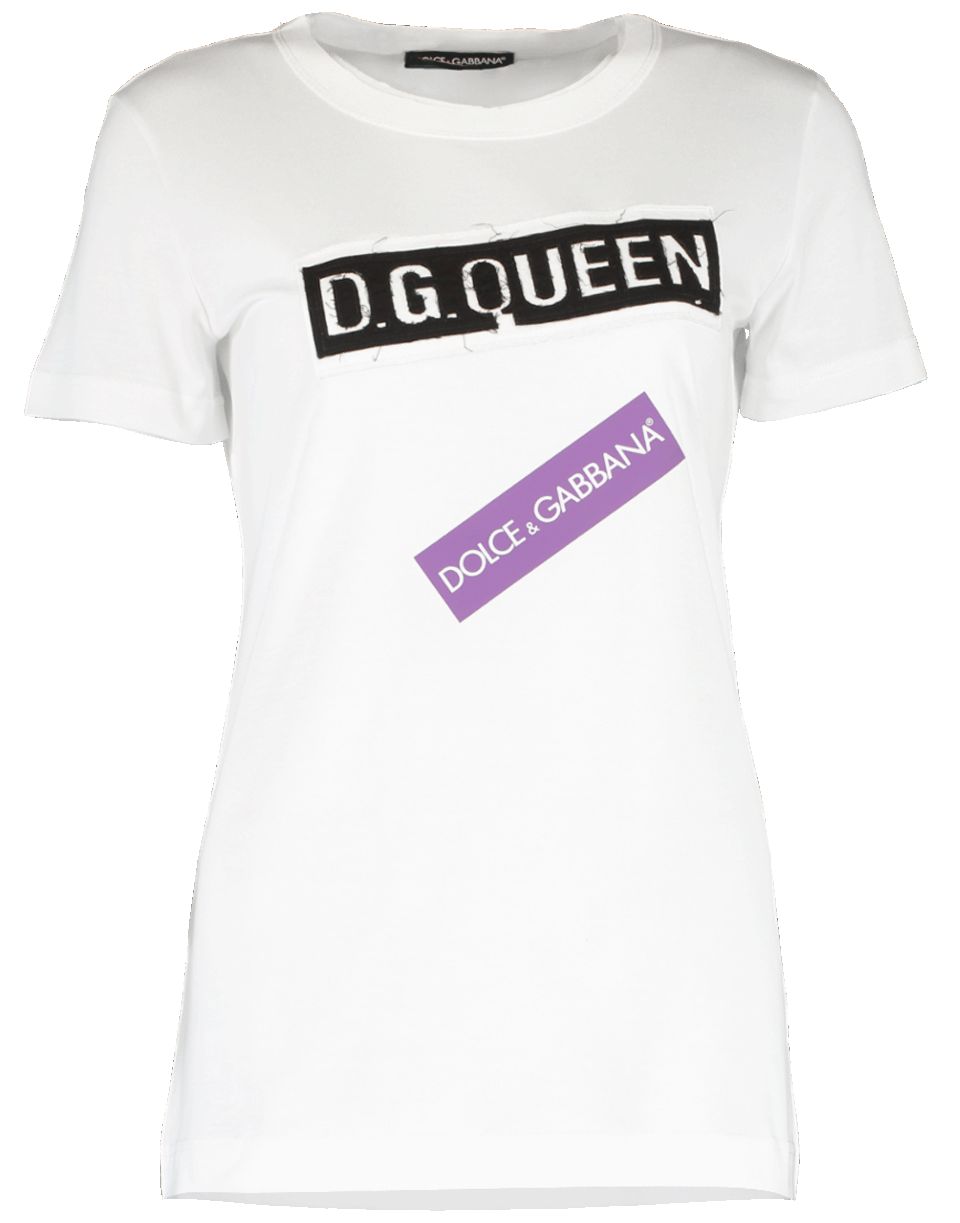 DOLCE & GABBANA-D&G Queen Tee Shirt-